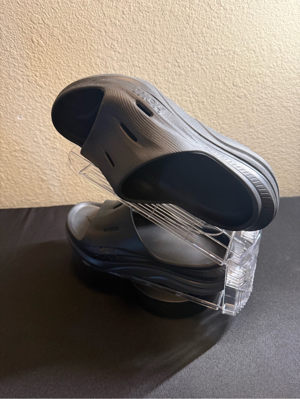 Hoka Women's Black Slide Sandals
